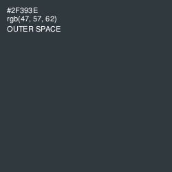 #2F393E - Outer Space Color Image